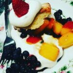 local peach berry shortcake