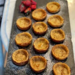 Portuguese milk tarts