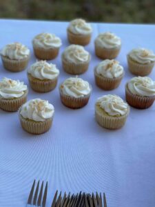 coconut cupcakes with lime buttercream