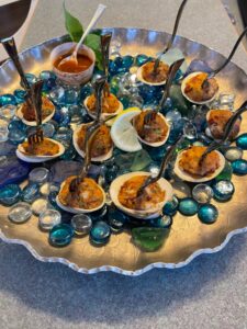 island girl catering party appetizer stuffed clams